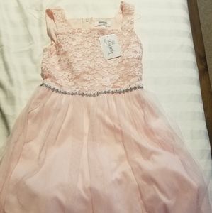 Girls pink dress